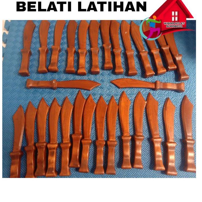 [DISCOUNT 09Z93] Belati Latihan PSHT/Belati Siswa PSHT/Belati Kayu Jati Promo