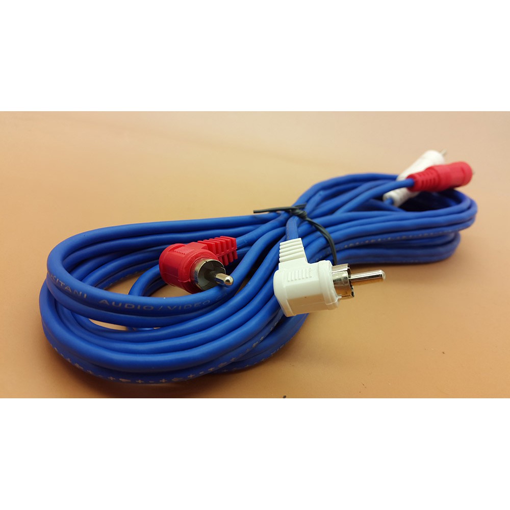 Kabel AUDIO RCA 2 K 2 Male Merk KITANI ( Cable RCA ) Panjang 3m