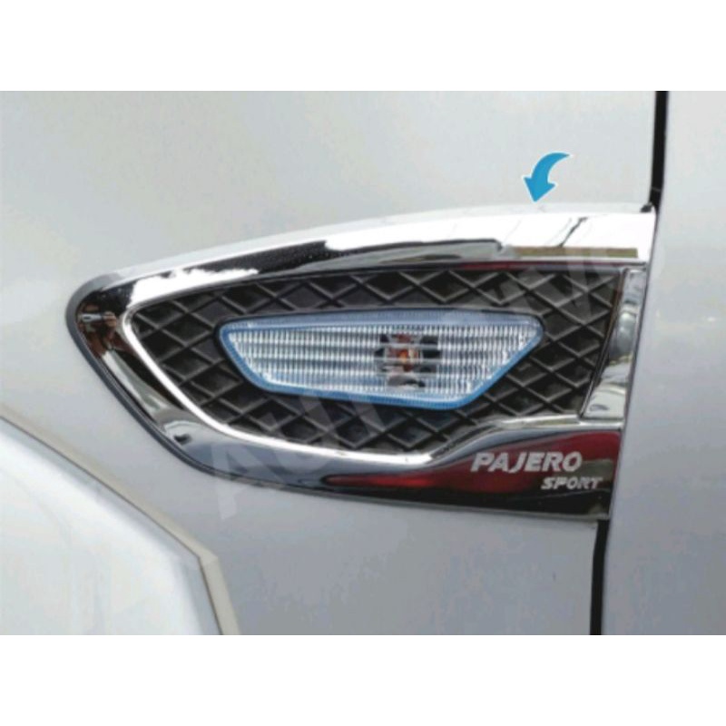 Side Lamp Mobil Pajero Lampu Samping Cover Chrome