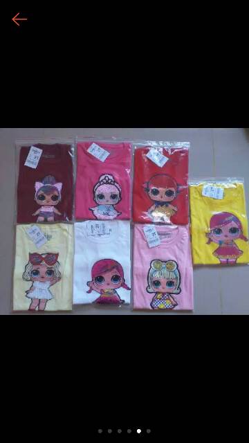 Kaos LOL (non LED) size 1,2,3,4,5 (1-5th)