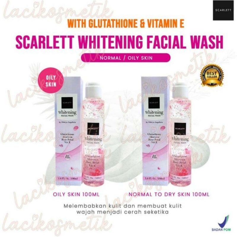 SCARLETT WHITENING FACIAL WASH / FACIAL WASH SCARLETT