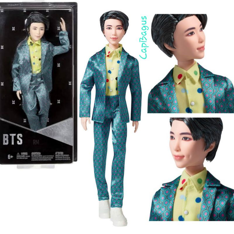 Boneka BTS RM Nam Joon Doll Action Figure Original Mattel Boyband Boy Band Korea Pajangan Mainan Ana
