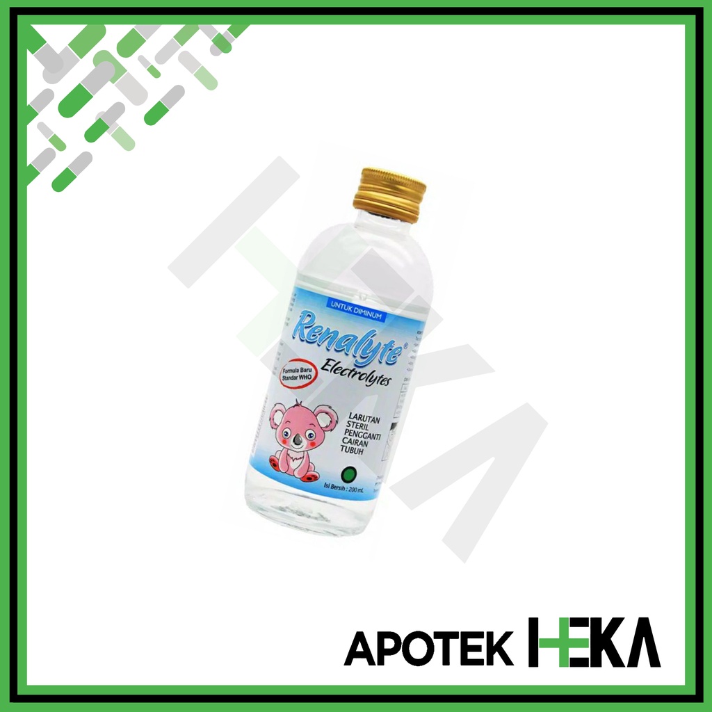 Renalyte 200 ml - Larutan Oralit Botol Untuk Anak Dehidrasi (SEMARANG)