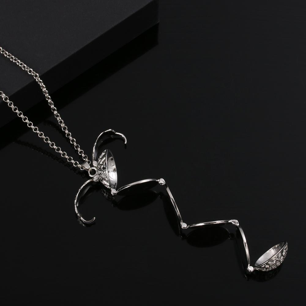 Kalung Liontin Apung LILY Memory Fashion Foto Keluarga Expanding Angel Wings