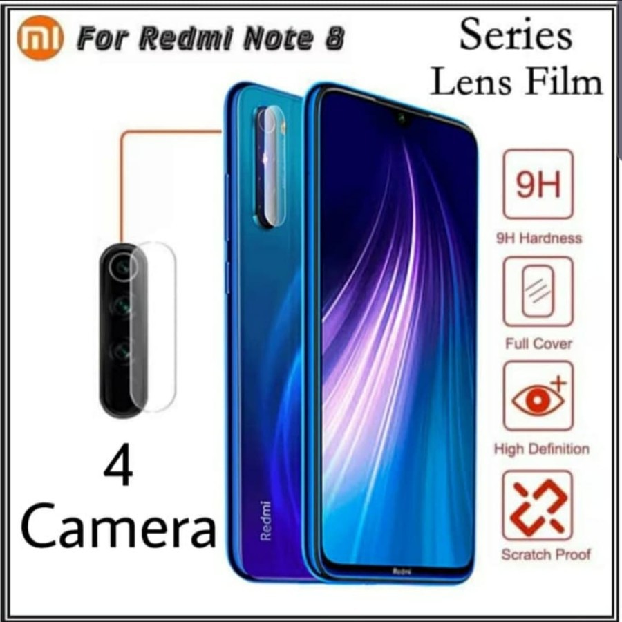 XIAOMI REDMI NOTE 8 8 PRO Tempered Glass Camera Anti Gores Kamera Bening