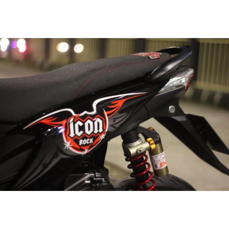 Striping Icon Rock. Striping Beat Karbu