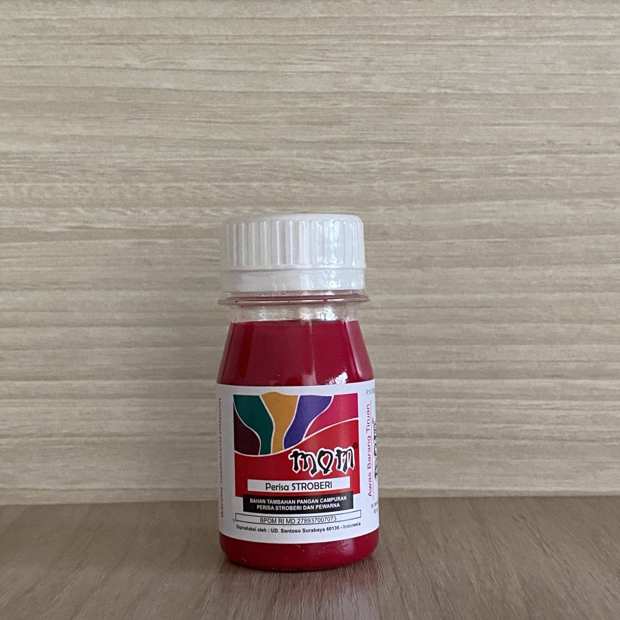 

perisa mom strawberry 40ML // perisa untuk aneka makanan dan minuman / pasta perisa MOM