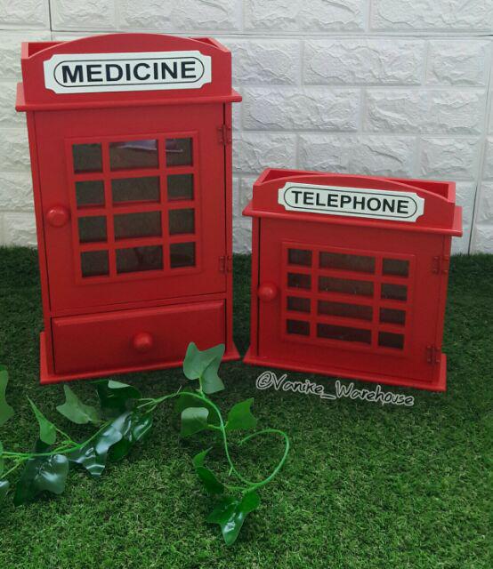 Kotak Obat + Keybox Ala Telephone London