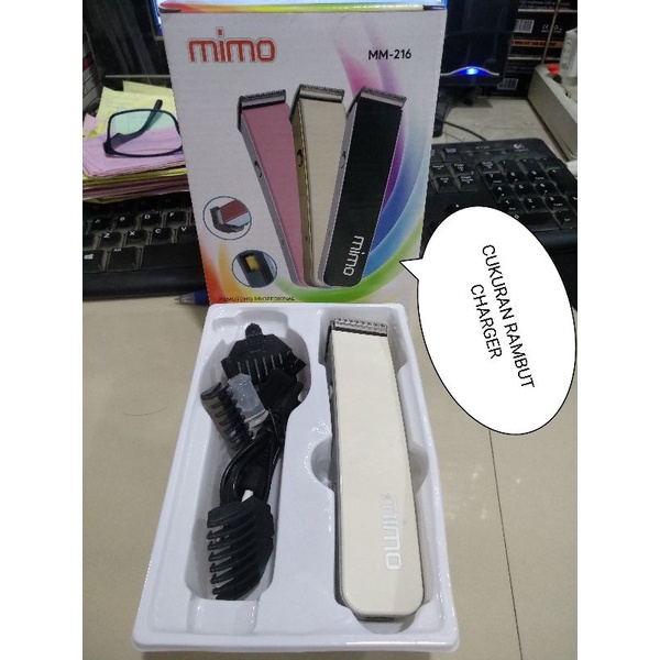 MESIN PANGKAS RAMBUT HAIR CLIPPER MIMO &amp; STEELE