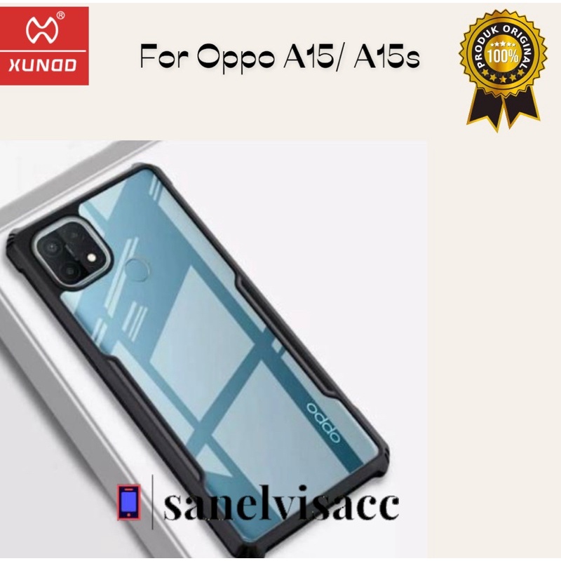 Case Xundd Original Oppo A15 / Oppo A15s Soft Hard Case Hybird - Black