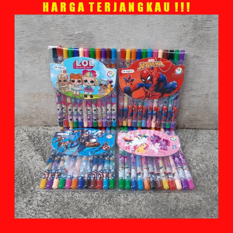 

Crayon Titi Putar Karakter Edukasi - Crayon Mewarnai Anak Edukatif