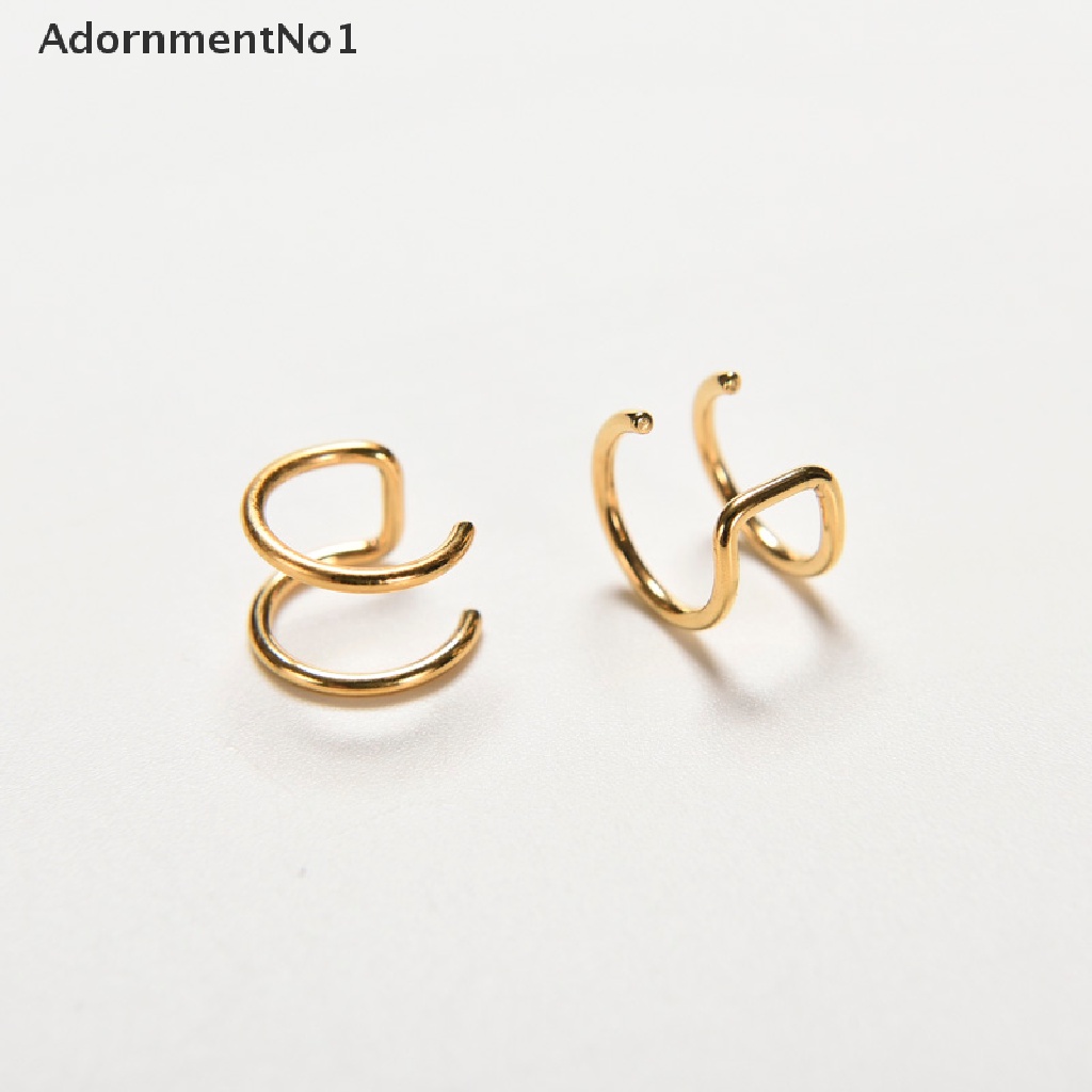 (AdornmentNo1) Anting Klip on Tanpa Tindik Untuk Pria / Wanita