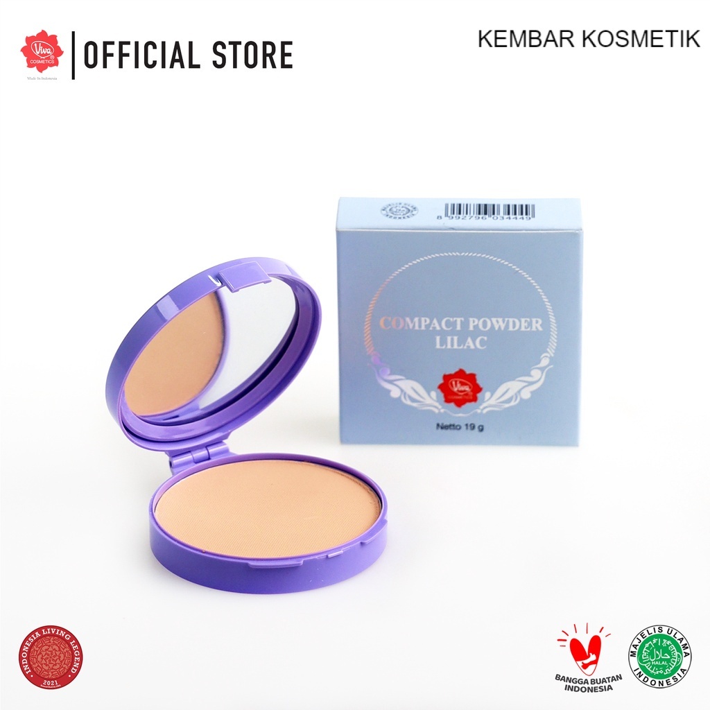 VIVA COMPACT POWDER LILAC BEDAK PADAT BPOM