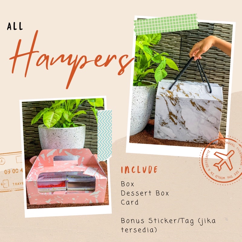 

HAMPERS (BOX & DESSERT BOX)