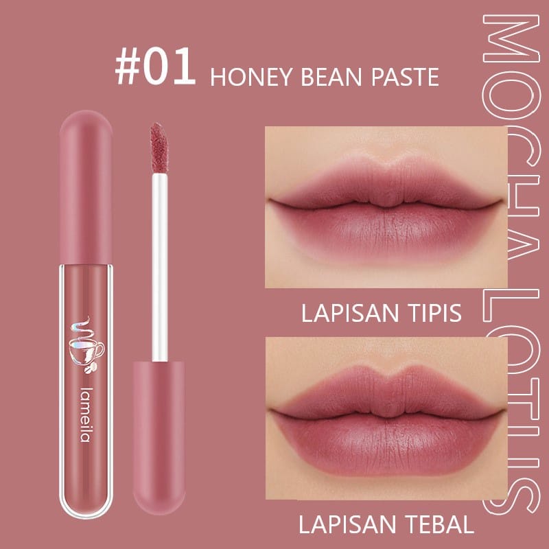 LIP CREAM MYB LIPSTIK WATERPROOF & CANTIK-NUDE LAMEILA 01
