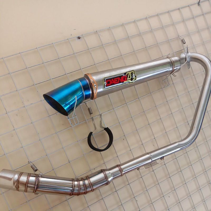 knalpot racing daeng sai 4 Vixion old new CBR150R R15 v2 V3 v4 GSX xabre Byson Xabre satria Fu Sonic