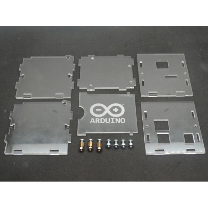 Acrylic Case Arduino Uno R3 + ethernet shield w5100 + input output