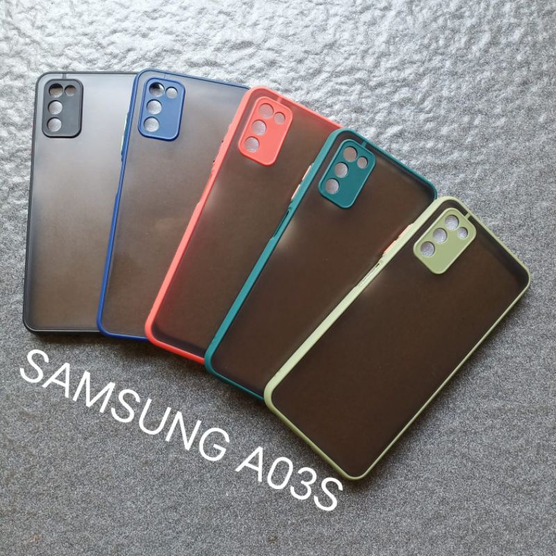 Case Samsung A03S . M03S ( 2 Model ) soft softcase softshell silikon cover casing kesing housing