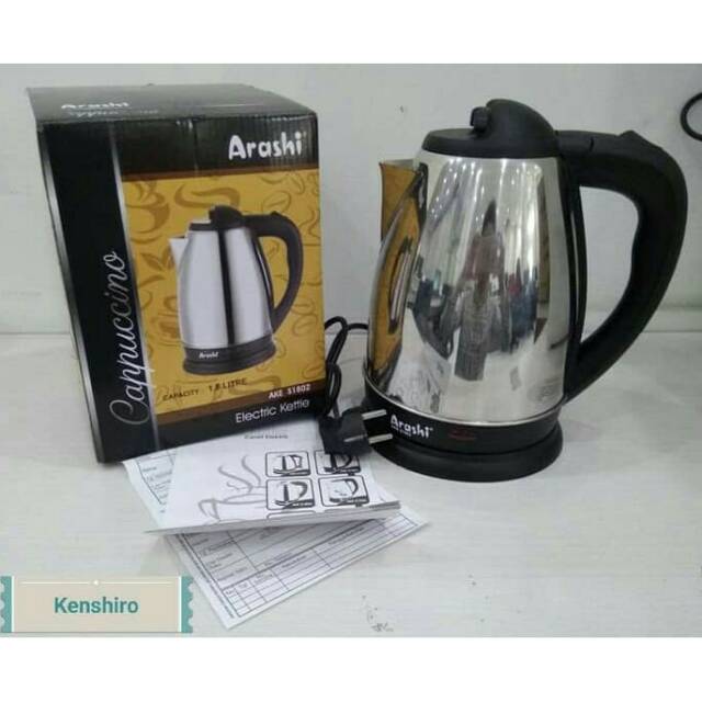 Teko Listrik Arashi Espresso AKE S1801