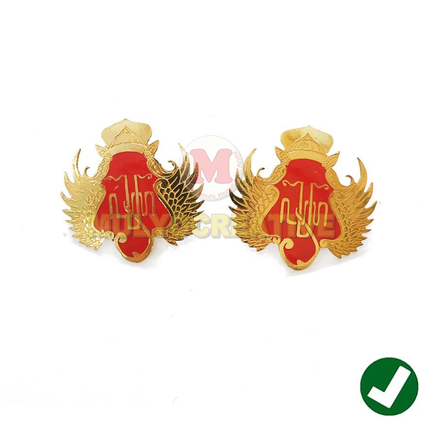 Lencana Keraton 3.5 Cm - Pin Bros Logo Keraton Jogjakarta Murah