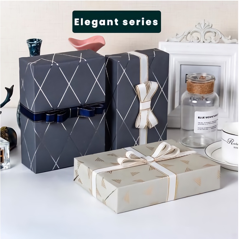 

Bosca Living - Gift Wrapping Paper / Kertas Kado/ Bungkus Kado Motif Marmer Marble/ Kertas Kado