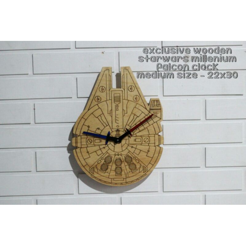 Jam Dinding Millenium Falcon kecil