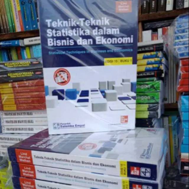 

Teknik Teknik Statistika Dalam Bisnis dan Ekonomi buku 1 edisi 15 by LIND