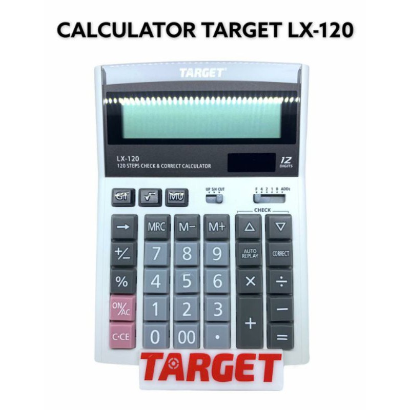 

Calculator target LX-120 / kalkulator target LX-120 / kalkulator