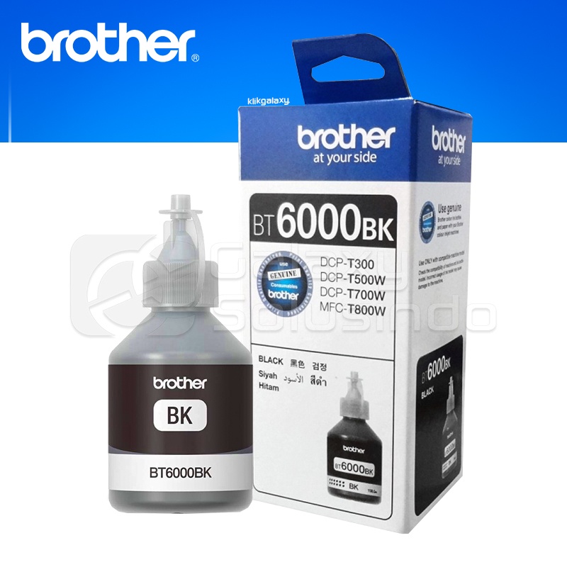 BROTHER BT6000BK Original Ink Refill Bottle - Black