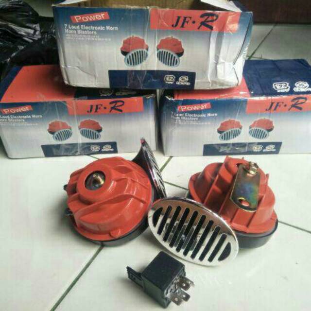Klakson Keong + Relay Riley Variasi Aksesoris Motor