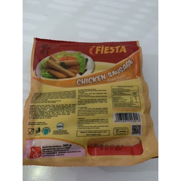 

Fiesta Chicken Sausage 300 gram dan 500 gram termurah Sosis Ayam