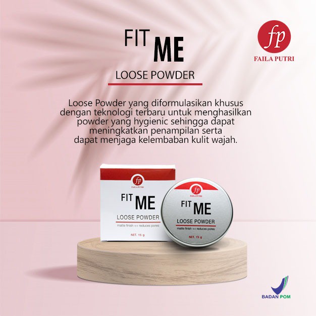 FP FAILA PUTRI FIT Me Loose Powder Matte finish ++ reduces pores / bedak tabur fp