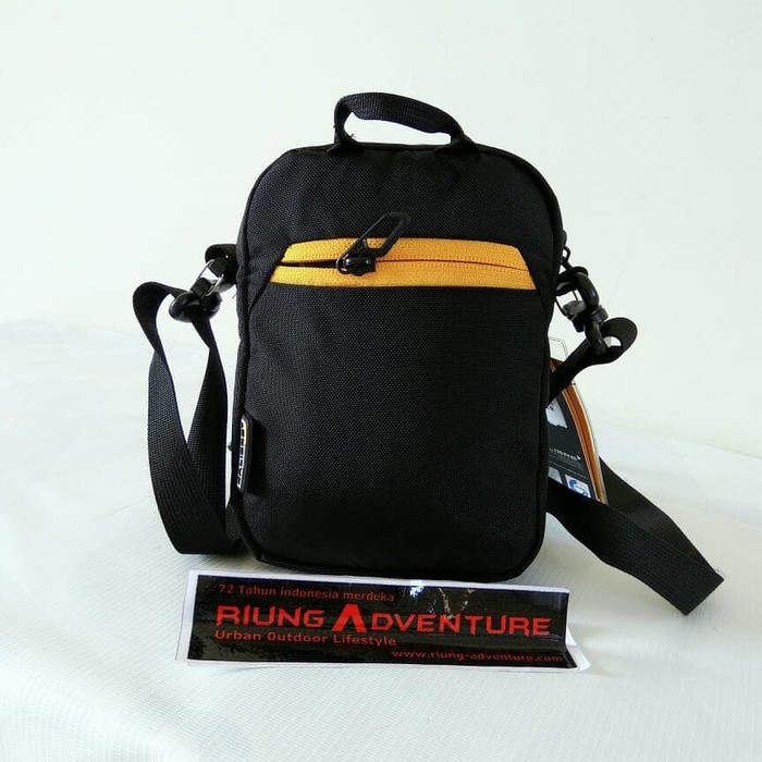 TAS SELEMPANG PRIA/WANITA TRENDY KALIBRE 920406 CRITEO 03 BLACK ORI