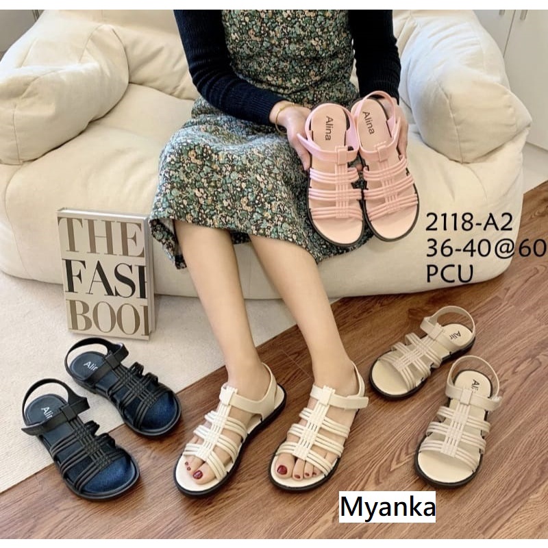 Myanka Jelly Shoes Triline Gladiator