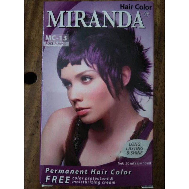 Pr616824- Cat Pewarna Rambut Miranda Hair Color Rose Purple Ungu T85Y8K84S