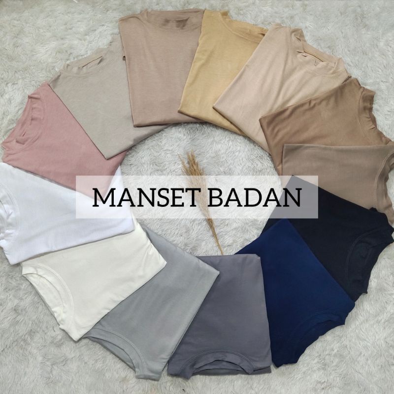 Manset Premium Basic Turtleneck All Size, Manset Badan Kaos , Manset Uniklo, Manset badan jumbo, Manset Badan All Size-7