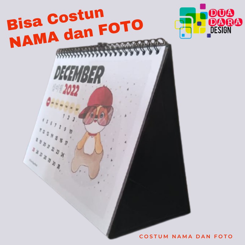 KALENDER MEJA CUSTOM / KALENDER DUDUK CUSTOM 2023