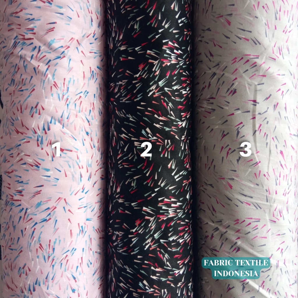 KAIN KATUN JEPANG MOTIF TOKAI SENKO / JAPAN DESIGN / KAIN MOTIF ABSTRAK BINTIK / KAIN KATUN JEPANG A