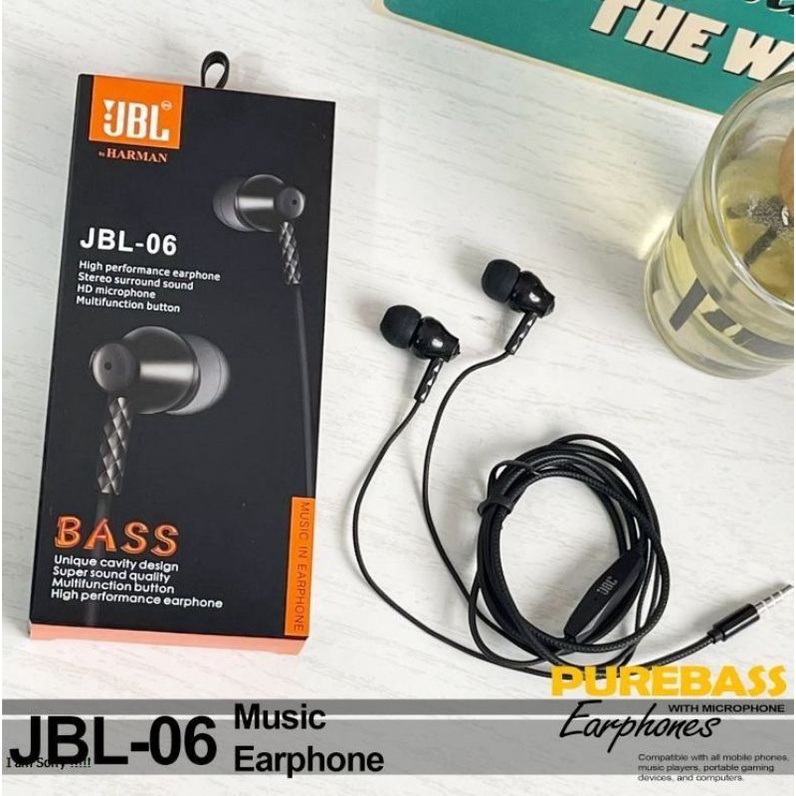 HF HEADSET JBL JB-06 SUPER BASS PACKING IMPORT