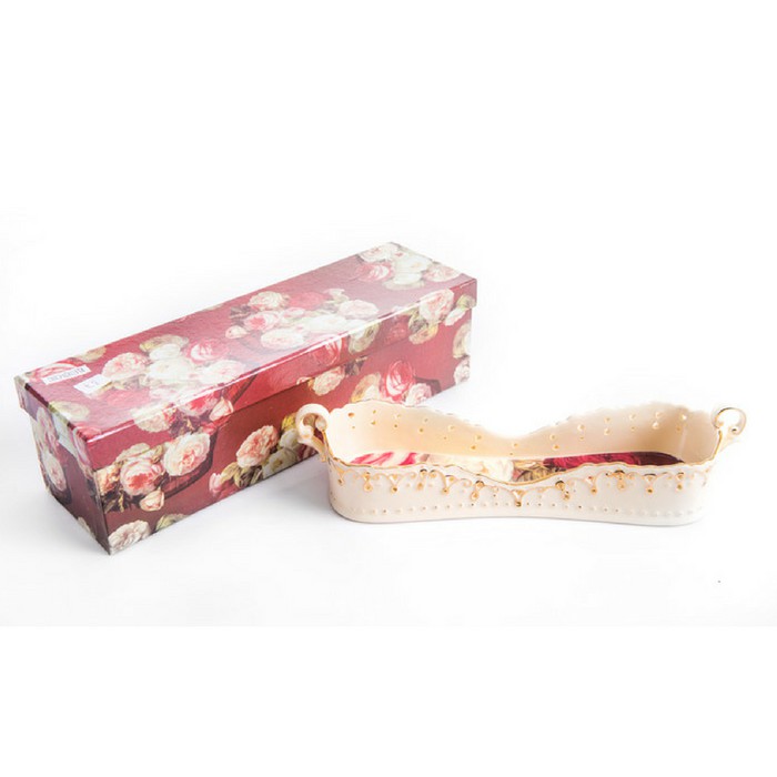 Tempat Sendok Capodimonte Red Rose