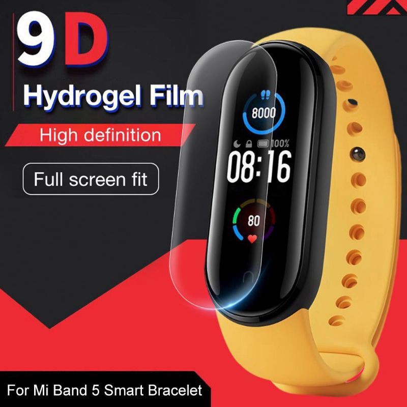 Xiaomi Mi Band 5 Anti Gores Hydrogel Full Screen Protector Gel/Jelly