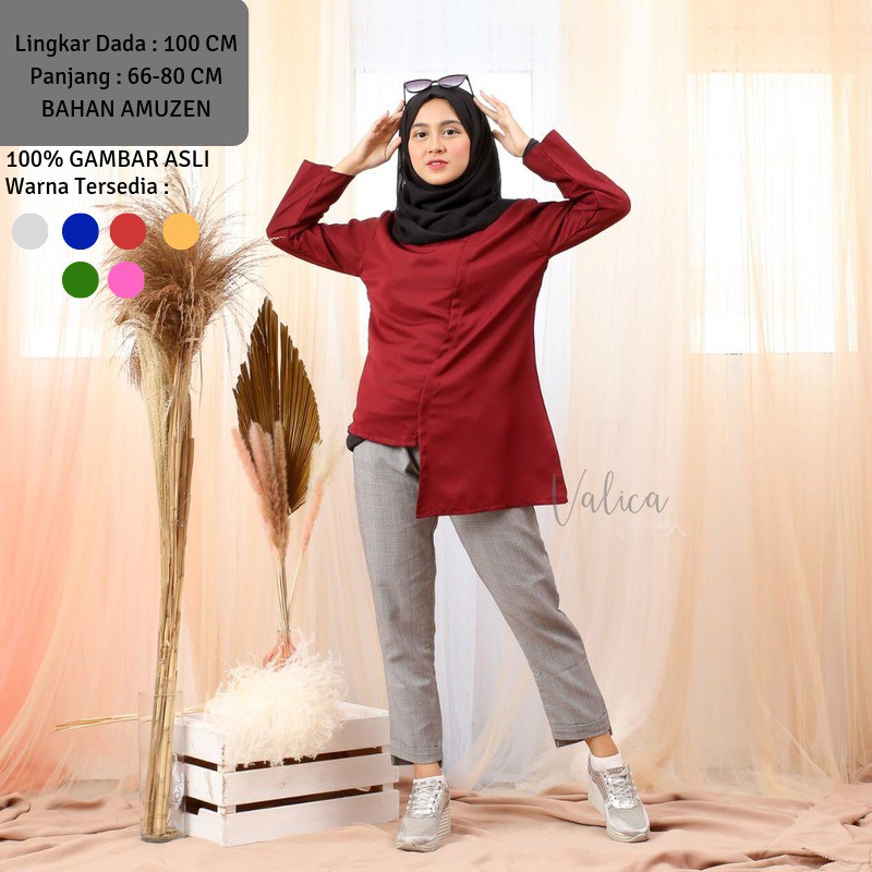 (COD) Daily Things Atasan Muslim Lala Fit XL LD 100cm