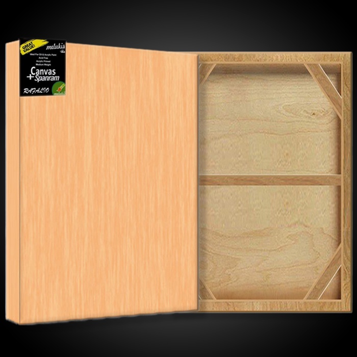 Rangka Kayu Spanram Triplek 80x120 cm Alas Poster Frame Kayu Triplek