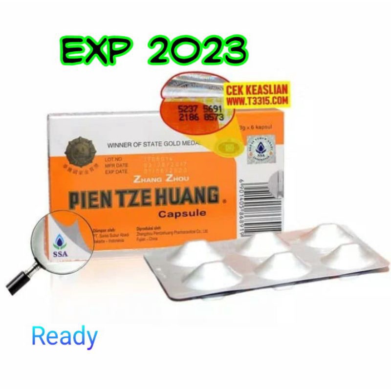pien tze huang kapsul original dari PT SSA