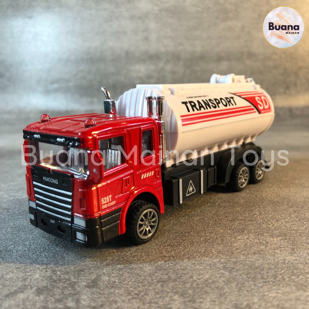 DIECAST TRUCK POWER SPEED PULL BACK - METAL MAINAN MOBIL MOBILAN ANAK TRUK PEMADAM