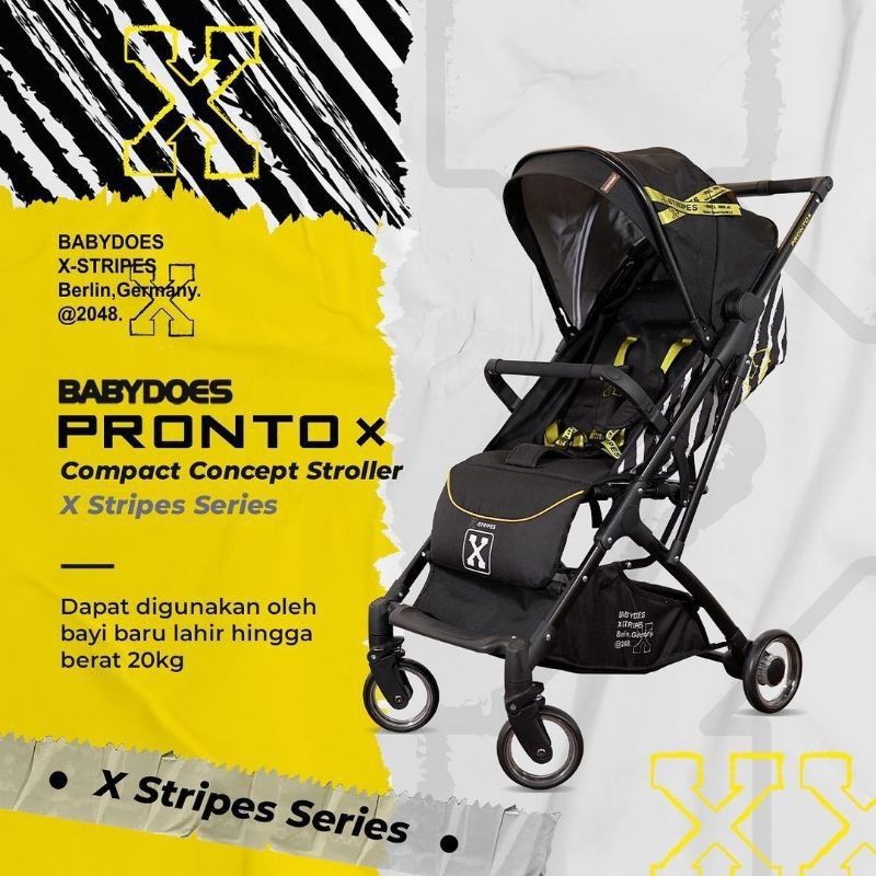 Stroller Babydoes Pronto X / dorongan bayi newborn - 20kg