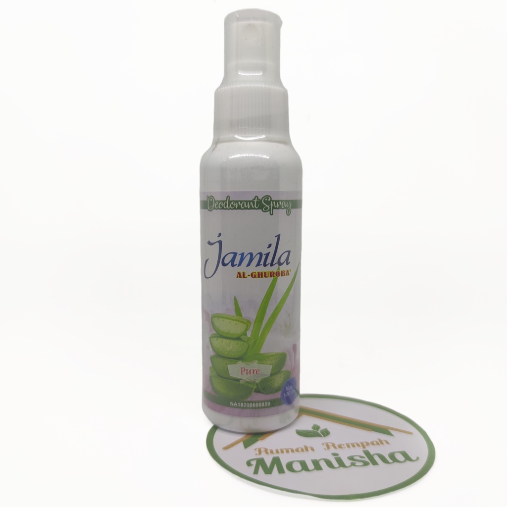 Deodorant Spray Herbal Halal Jamila Al-Ghuroba 100ml