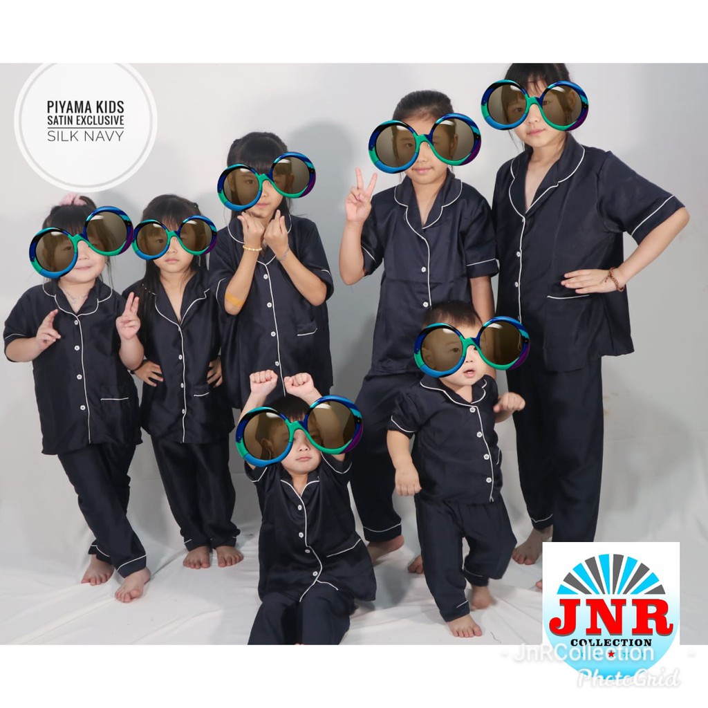 Piyama Satin Silk Bisa Pasangan Ibu Dan Anak Nevi