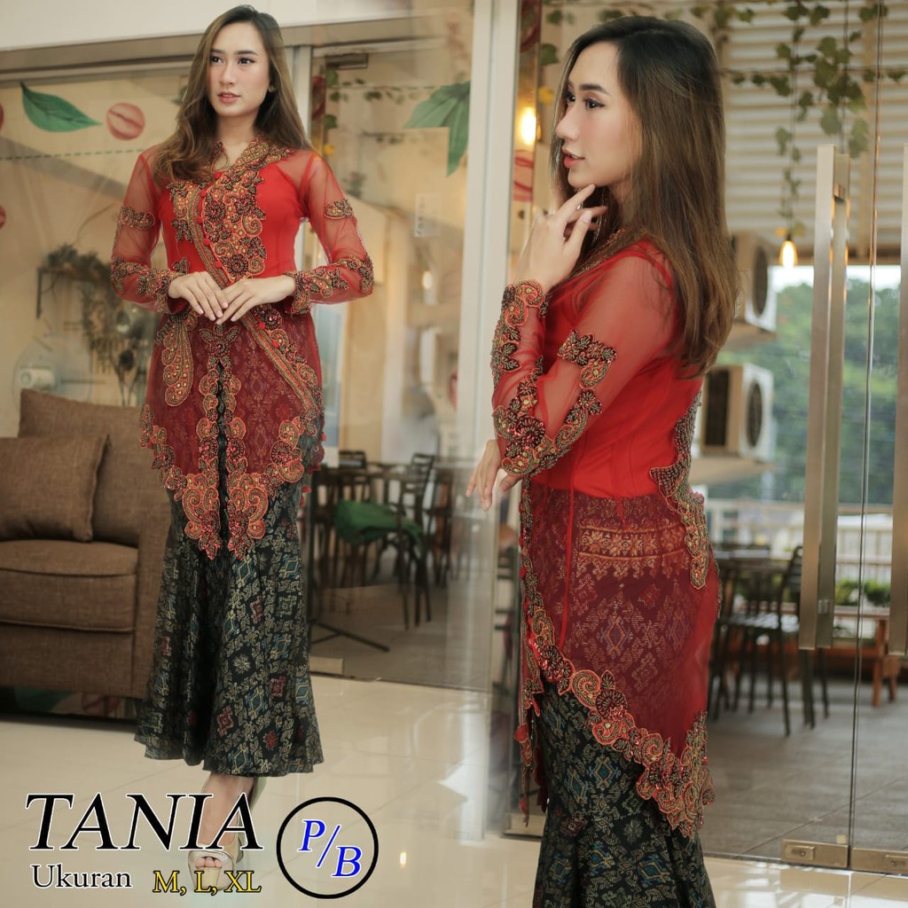 Kebaya Modern Stelan Payet Hijau dan Lainya