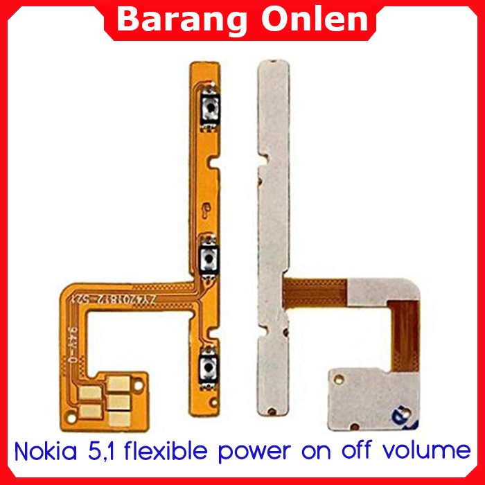 Jual Nokia 5.1 plus flexible tombol switch power on off volume | Shopee ...